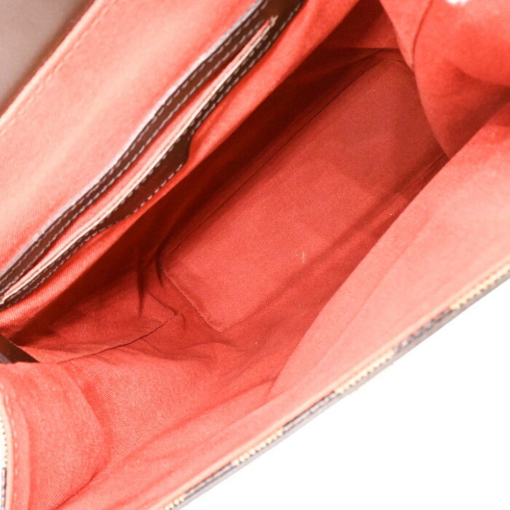 LOUIS VUITTON Authentic Brown Damier Canvas Backpack - Picture 14 of 16